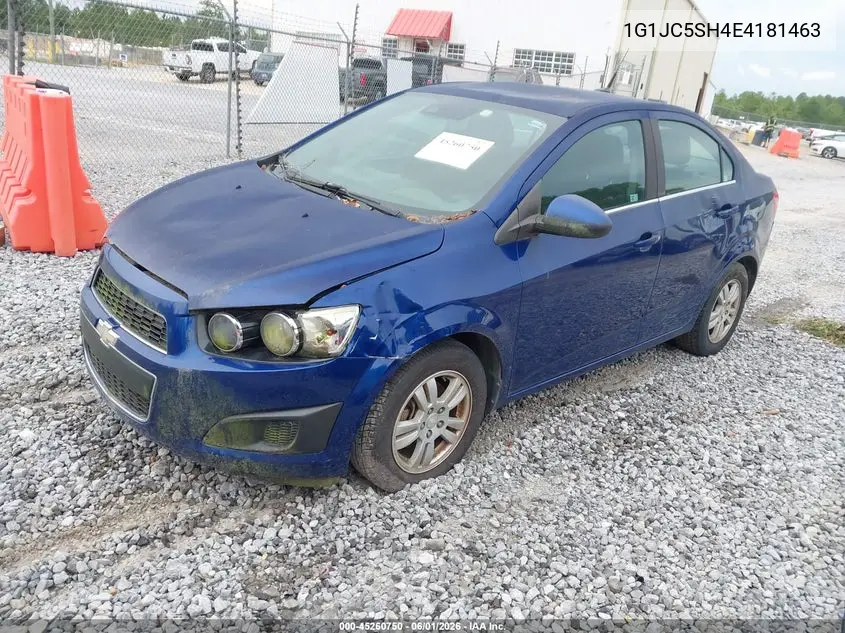 2014 Chevrolet Sonic Lt Auto VIN: 1G1JC5SH4E4181463 Lot: 45260750