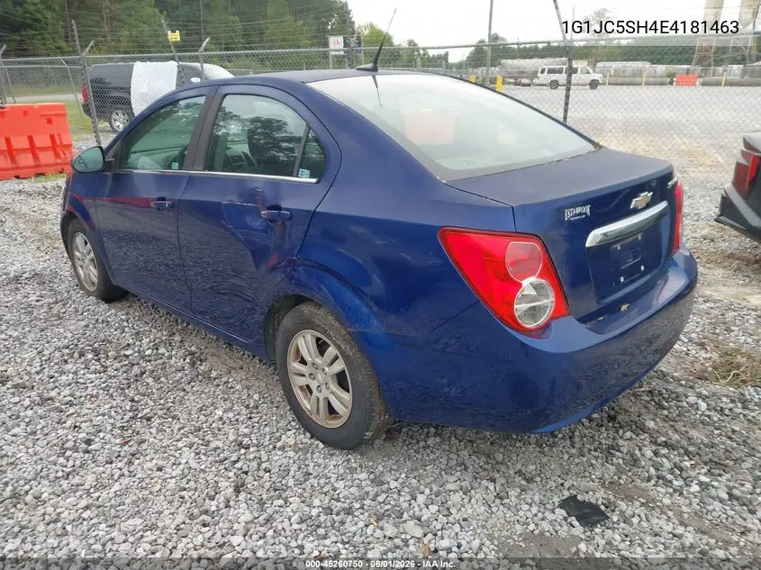 2014 Chevrolet Sonic Lt Auto VIN: 1G1JC5SH4E4181463 Lot: 45260750