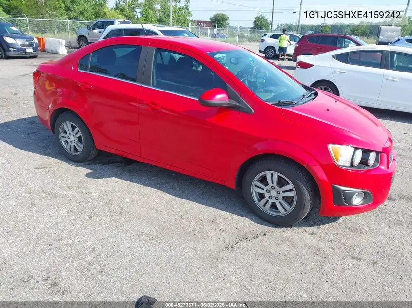 2014 Chevrolet Sonic Lt Auto VIN: 1G1JC5SHXE4159242 Lot: 45273371