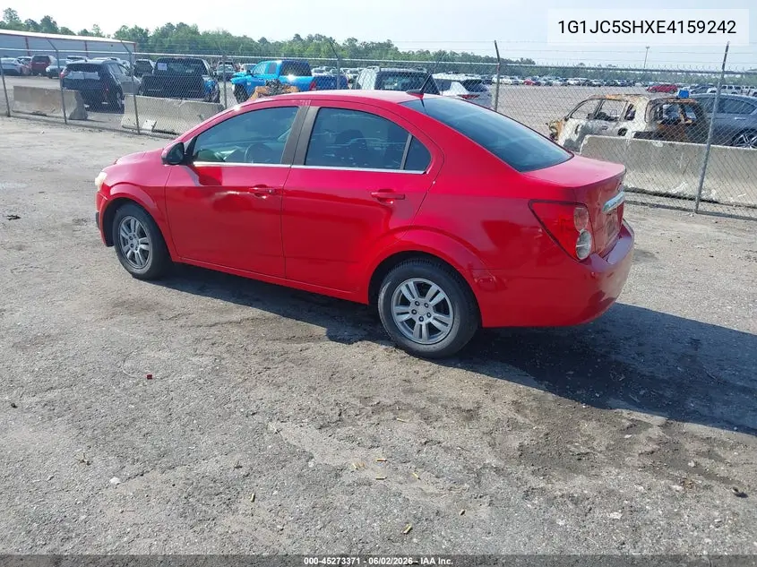 2014 Chevrolet Sonic Lt Auto VIN: 1G1JC5SHXE4159242 Lot: 45273371