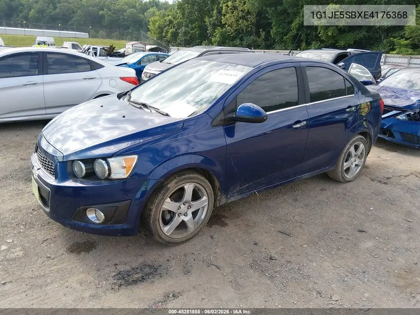 2014 Chevrolet Sonic Ltz Auto VIN: 1G1JE5SBXE4176368 Lot: 45281855