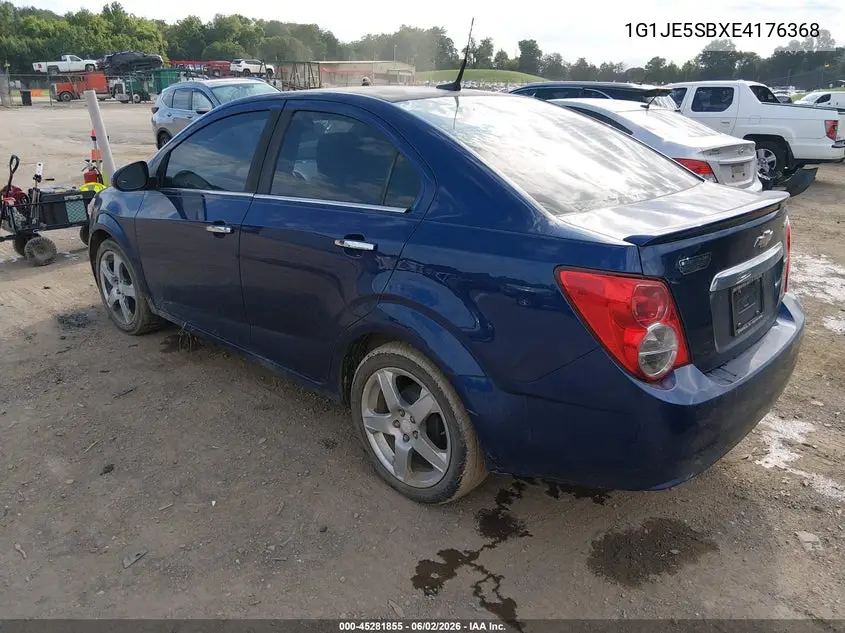 2014 Chevrolet Sonic Ltz Auto VIN: 1G1JE5SBXE4176368 Lot: 45281855