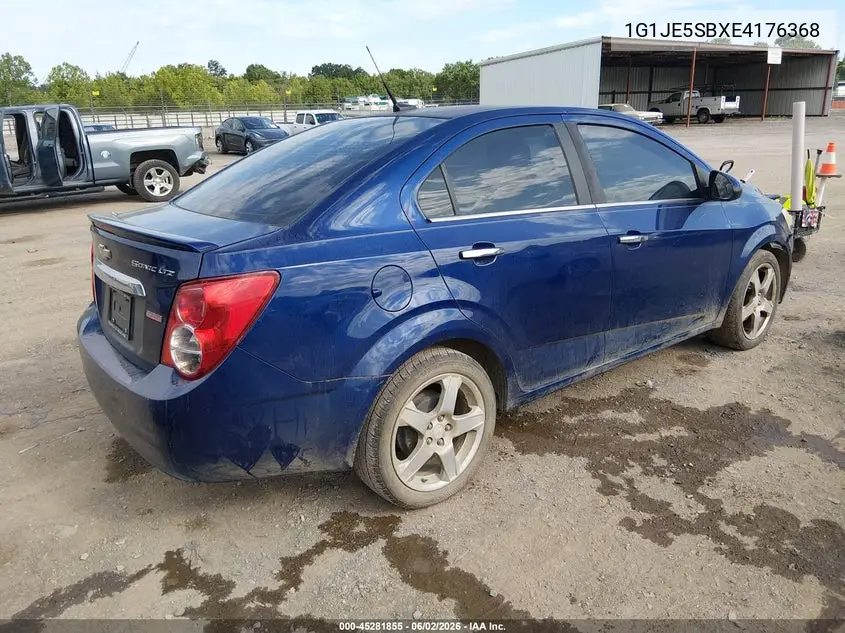 2014 Chevrolet Sonic Ltz Auto VIN: 1G1JE5SBXE4176368 Lot: 45281855