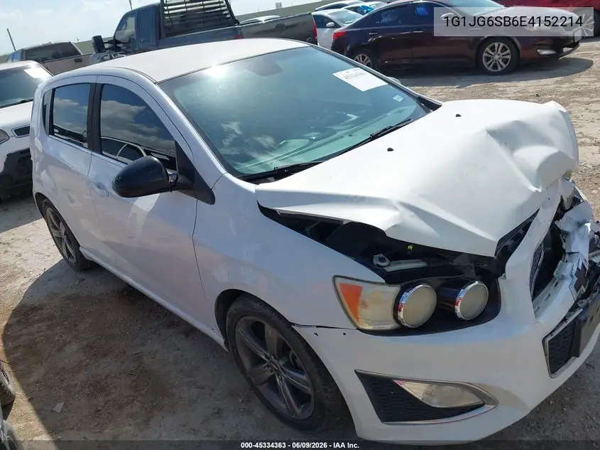 2014 Chevrolet Sonic Rs Auto VIN: 1G1JG6SB6E4152214 Lot: 45334363