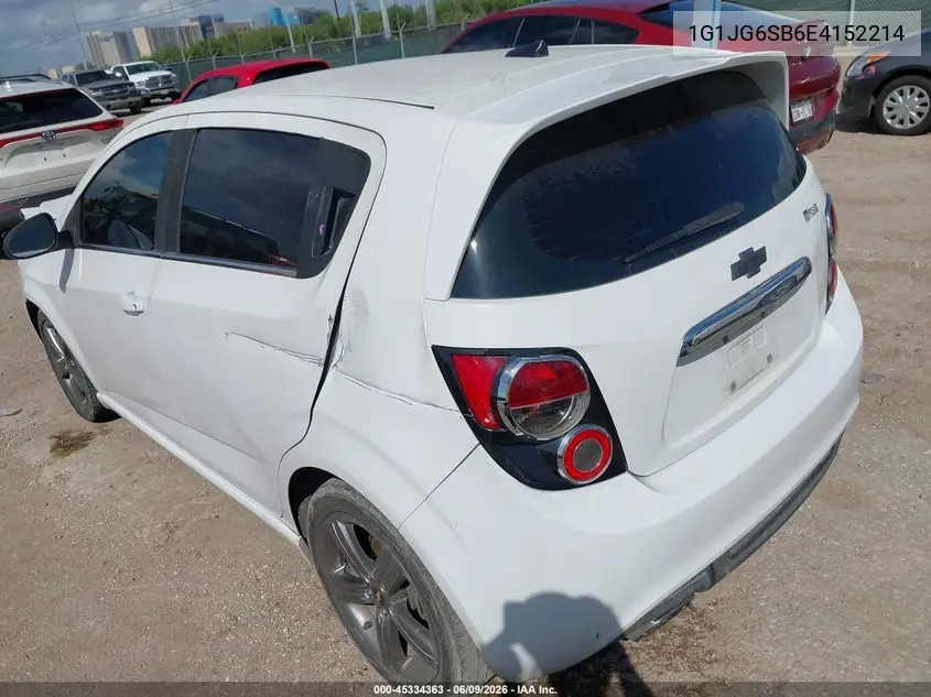 2014 Chevrolet Sonic Rs Auto VIN: 1G1JG6SB6E4152214 Lot: 45334363