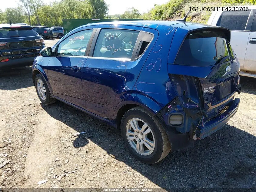 2014 Chevrolet Sonic Lt Auto VIN: 1G1JC6SH1E4230706 Lot: 45344993