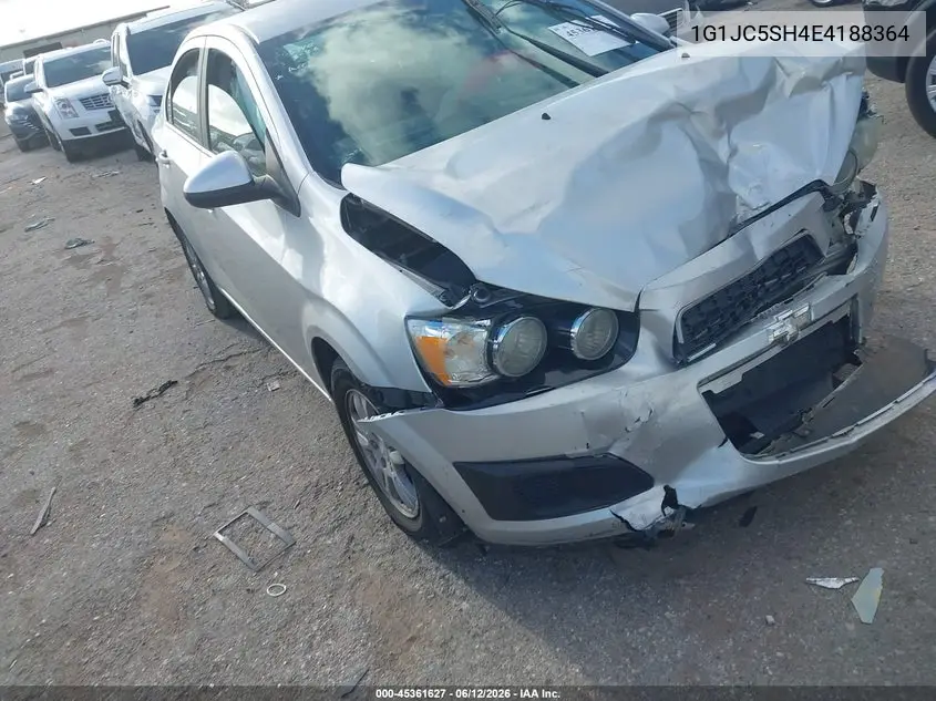 2014 Chevrolet Sonic Lt Auto VIN: 1G1JC5SH4E4188364 Lot: 45361627