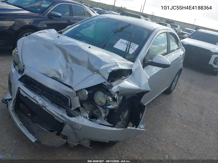 2014 Chevrolet Sonic Lt Auto VIN: 1G1JC5SH4E4188364 Lot: 45361627
