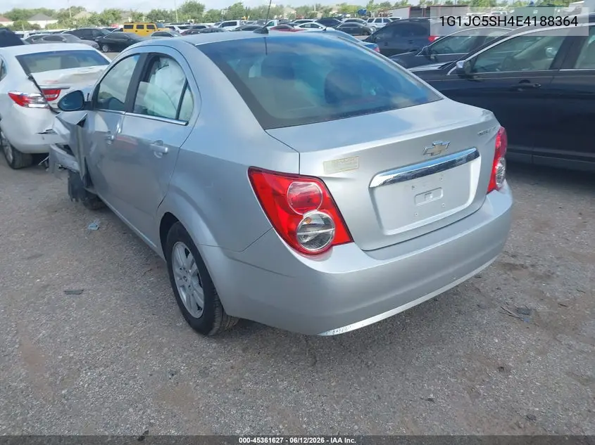 2014 Chevrolet Sonic Lt Auto VIN: 1G1JC5SH4E4188364 Lot: 45361627