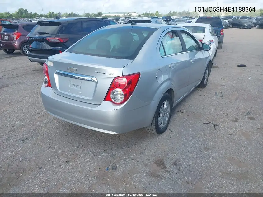 2014 Chevrolet Sonic Lt Auto VIN: 1G1JC5SH4E4188364 Lot: 45361627