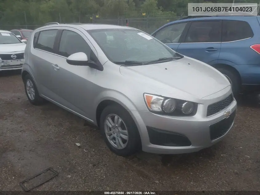 2014 Chevrolet Sonic Lt Auto VIN: 1G1JC6SB7E4104023 Lot: 45375550