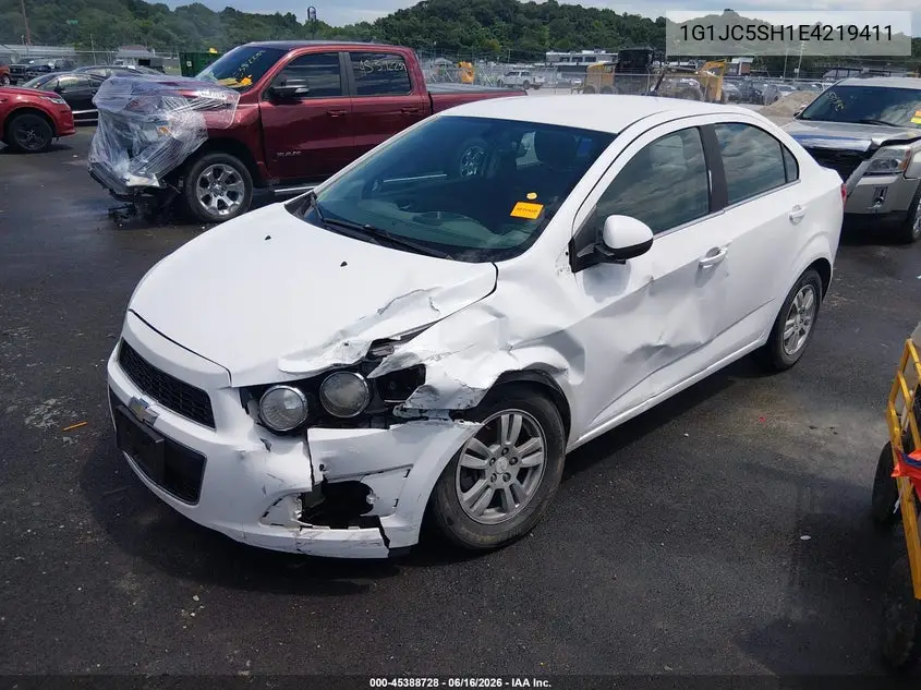 2014 Chevrolet Sonic Lt Auto VIN: 1G1JC5SH1E4219411 Lot: 45388728