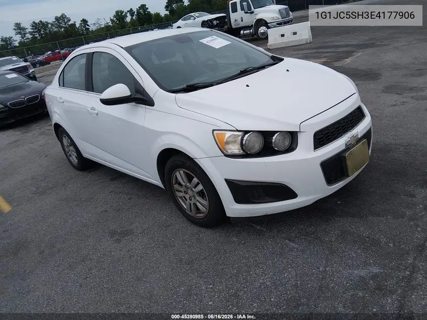 2014 Chevrolet Sonic Lt Auto VIN: 1G1JC5SH3E4177906 Lot: 45390985