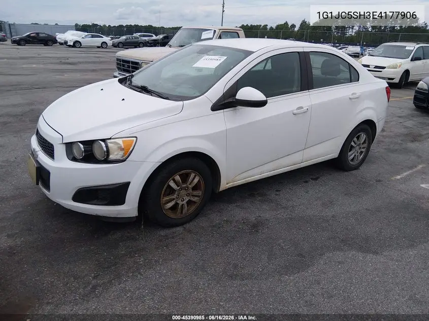 2014 Chevrolet Sonic Lt Auto VIN: 1G1JC5SH3E4177906 Lot: 45390985