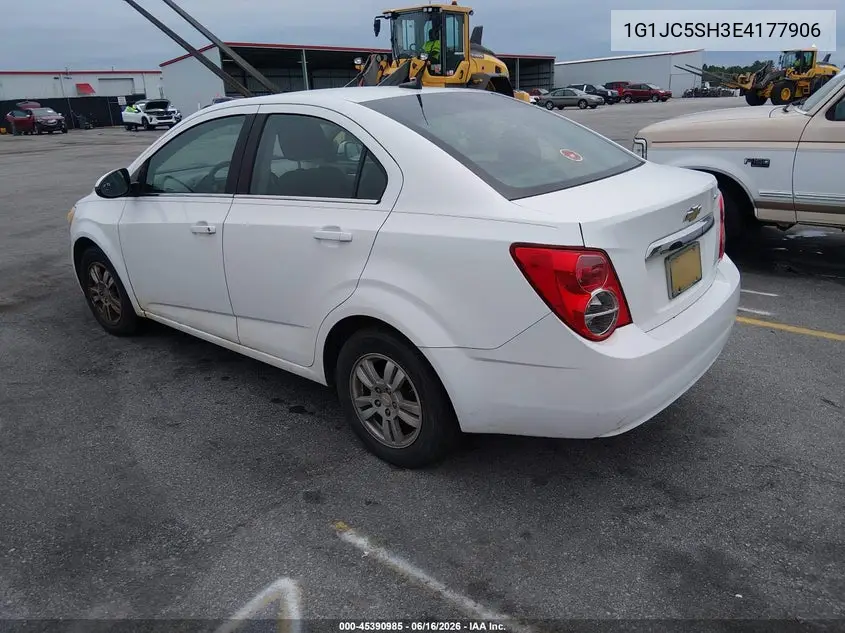 2014 Chevrolet Sonic Lt Auto VIN: 1G1JC5SH3E4177906 Lot: 45390985