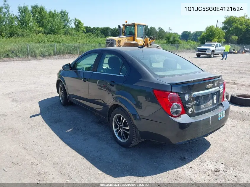 2014 Chevrolet Sonic Lt Auto VIN: 1G1JC5SG0E4121624 Lot: 45486474