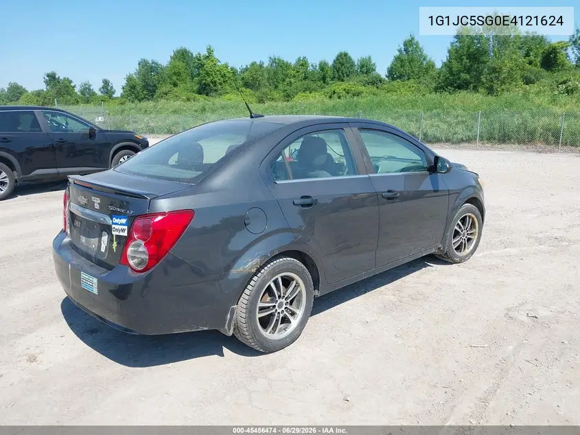 2014 Chevrolet Sonic Lt Auto VIN: 1G1JC5SG0E4121624 Lot: 45486474