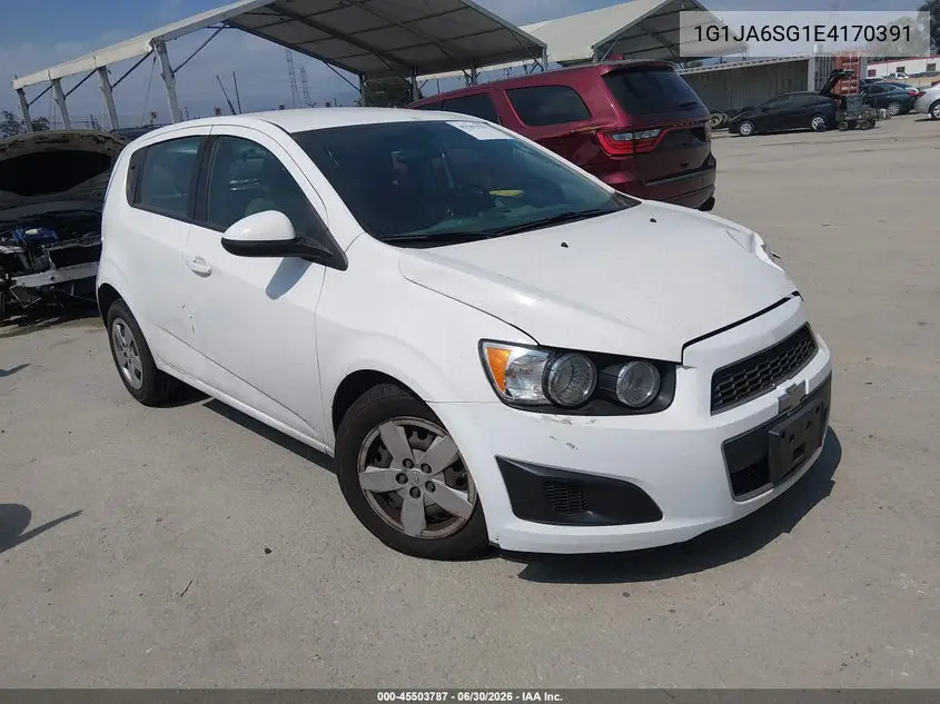 2014 Chevrolet Sonic Ls Auto VIN: 1G1JA6SG1E4170391 Lot: 45503787