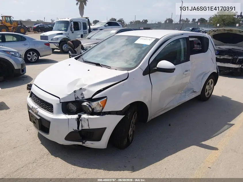 2014 Chevrolet Sonic Ls Auto VIN: 1G1JA6SG1E4170391 Lot: 45503787