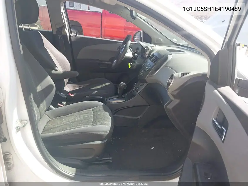 2014 Chevrolet Sonic Lt Auto VIN: 1G1JC5SH1E4190489 Lot: 45525348