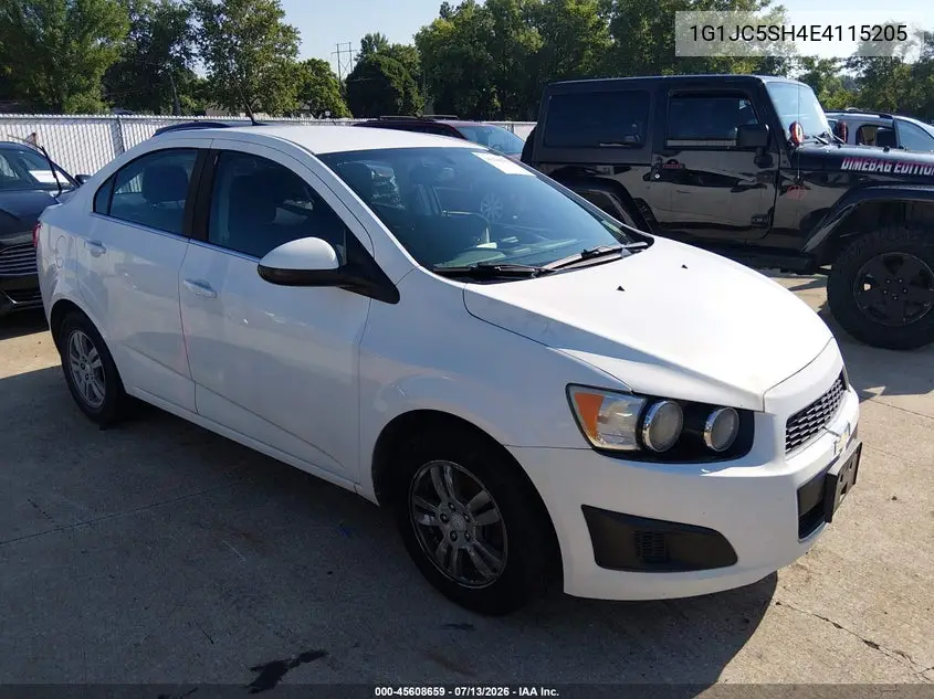 2014 Chevrolet Sonic Lt Auto VIN: 1G1JC5SH4E4115205 Lot: 45608659