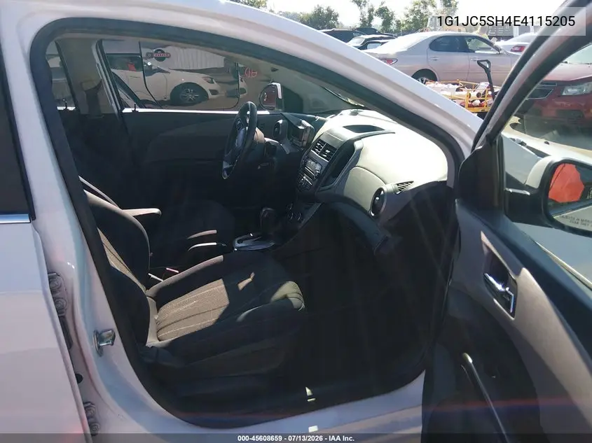 2014 Chevrolet Sonic Lt Auto VIN: 1G1JC5SH4E4115205 Lot: 45608659