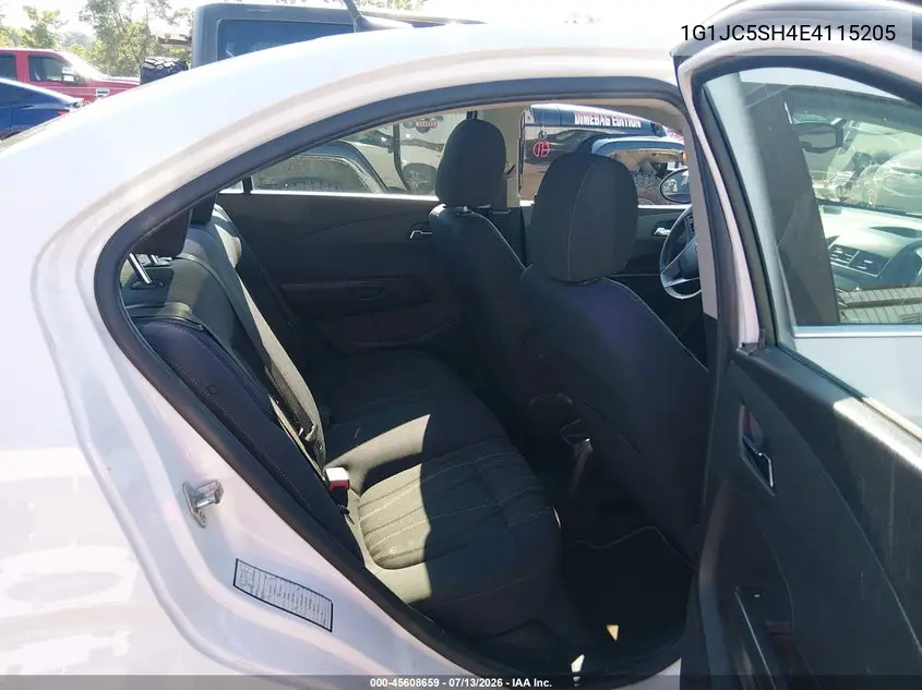 2014 Chevrolet Sonic Lt Auto VIN: 1G1JC5SH4E4115205 Lot: 45608659