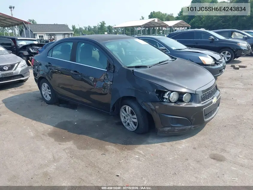 2014 Chevrolet Sonic Lt Auto VIN: 1G1JC5SH6E4243834 Lot: 45610249