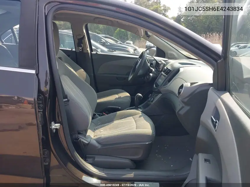 2014 Chevrolet Sonic Lt Auto VIN: 1G1JC5SH6E4243834 Lot: 45610249
