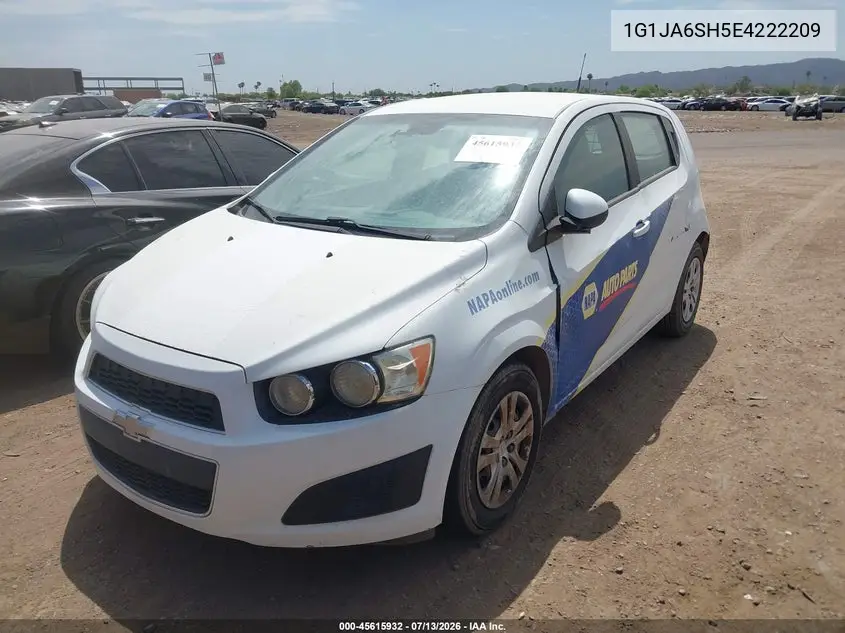 2014 Chevrolet Sonic Ls Auto VIN: 1G1JA6SH5E4222209 Lot: 45615932