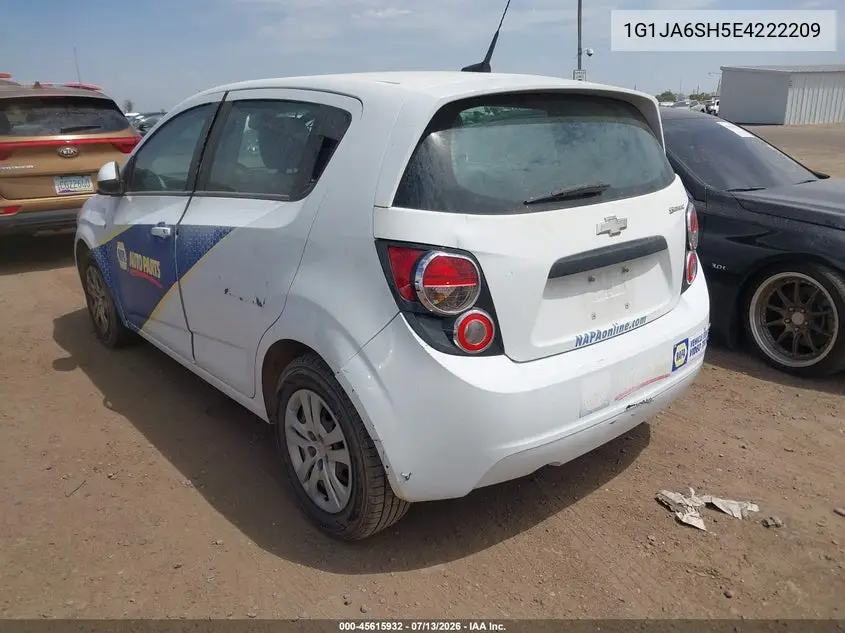 2014 Chevrolet Sonic Ls Auto VIN: 1G1JA6SH5E4222209 Lot: 45615932