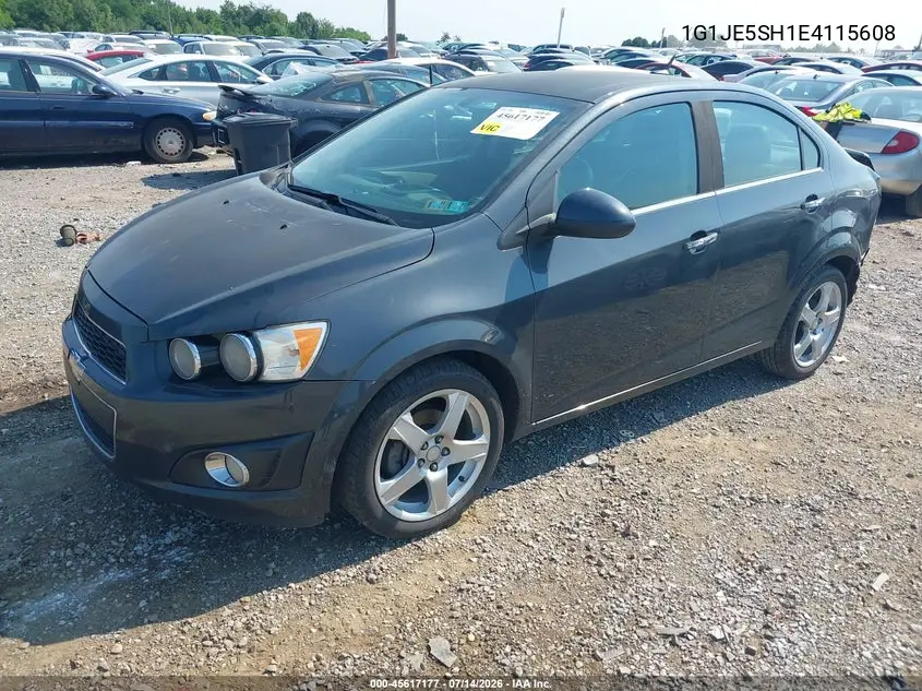 2014 Chevrolet Sonic Ltz Auto VIN: 1G1JE5SH1E4115608 Lot: 45617177