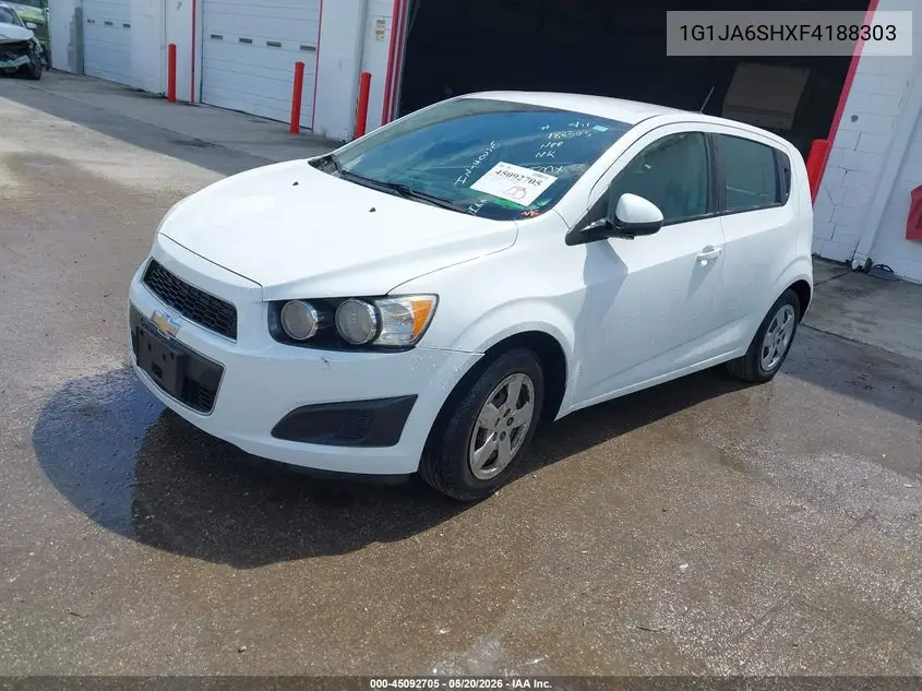2015 Chevrolet Sonic Ls Auto VIN: 1G1JA6SHXF4188303 Lot: 45092705
