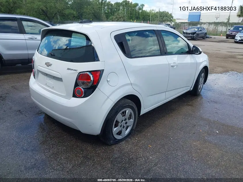 2015 Chevrolet Sonic Ls Auto VIN: 1G1JA6SHXF4188303 Lot: 45092705