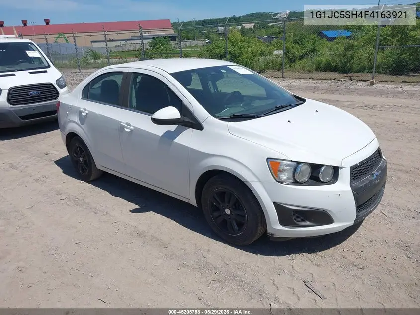 2015 Chevrolet Sonic Lt Auto VIN: 1G1JC5SH4F4163921 Lot: 45205788