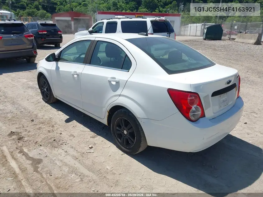 2015 Chevrolet Sonic Lt Auto VIN: 1G1JC5SH4F4163921 Lot: 45205788