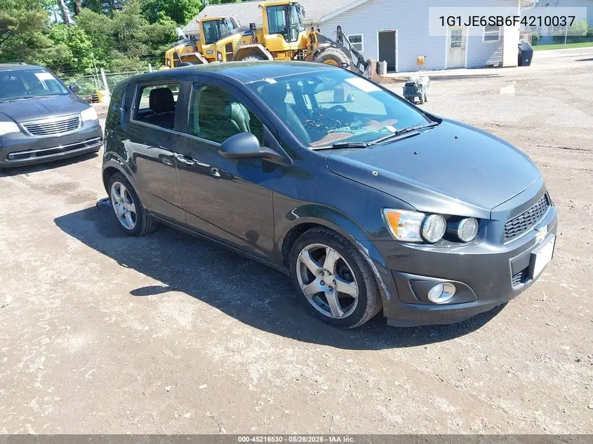2015 Chevrolet Sonic Ltz Auto VIN: 1G1JE6SB6F4210037 Lot: 45216530