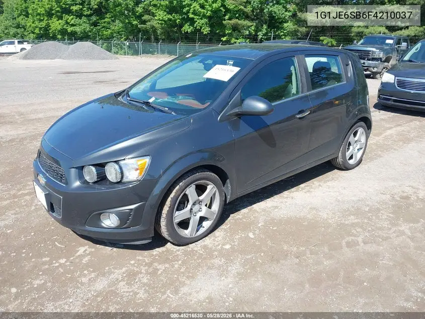 2015 Chevrolet Sonic Ltz Auto VIN: 1G1JE6SB6F4210037 Lot: 45216530