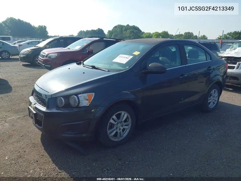 2015 Chevrolet Sonic Lt Auto VIN: 1G1JC5SG2F4213349 Lot: 45235301