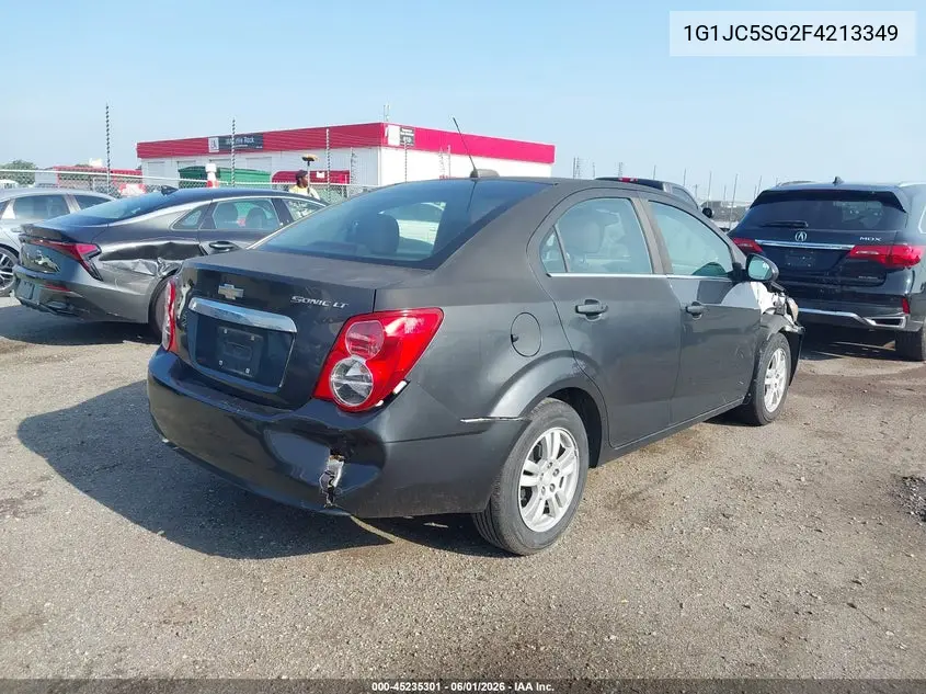 2015 Chevrolet Sonic Lt Auto VIN: 1G1JC5SG2F4213349 Lot: 45235301
