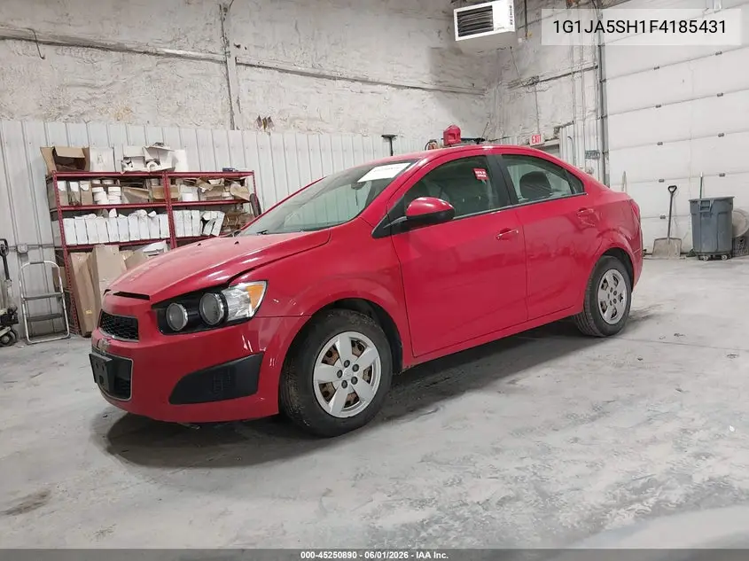2015 Chevrolet Sonic Ls Auto VIN: 1G1JA5SH1F4185431 Lot: 45250890