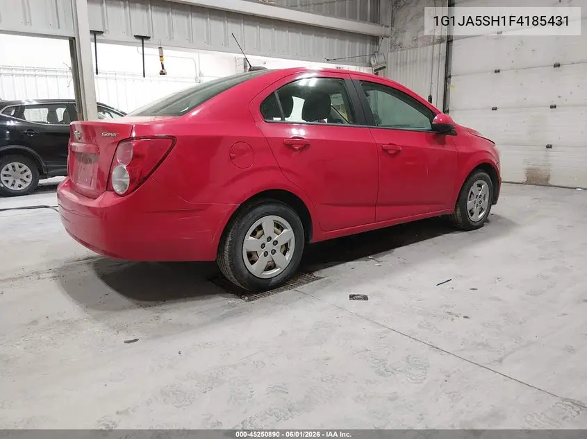 2015 Chevrolet Sonic Ls Auto VIN: 1G1JA5SH1F4185431 Lot: 45250890