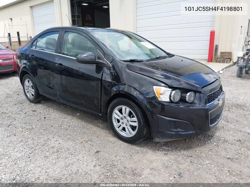 2015 Chevrolet Sonic Lt Auto VIN: 1G1JC5SH4F4198801 Lot: 45285260