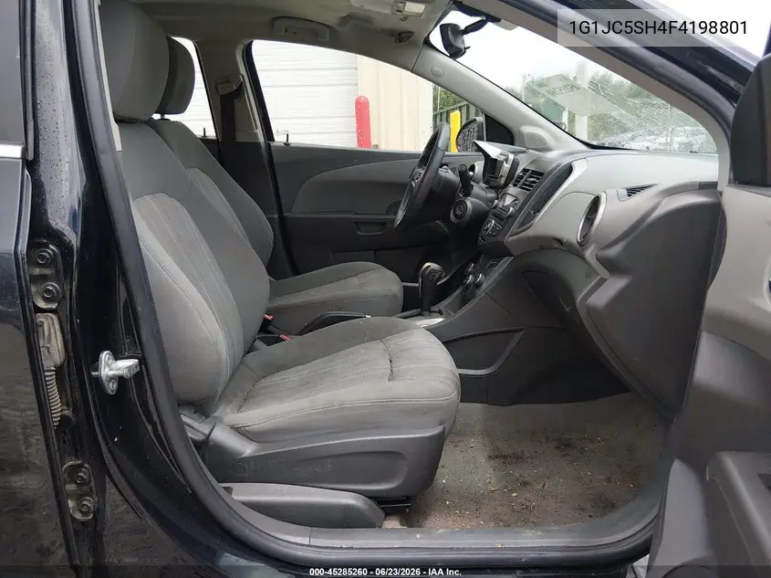 2015 Chevrolet Sonic Lt Auto VIN: 1G1JC5SH4F4198801 Lot: 45285260
