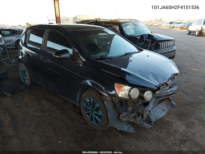 2015 Chevrolet Sonic Ls Auto VIN: 1G1JA6SH2F4151536 Lot: 45306866