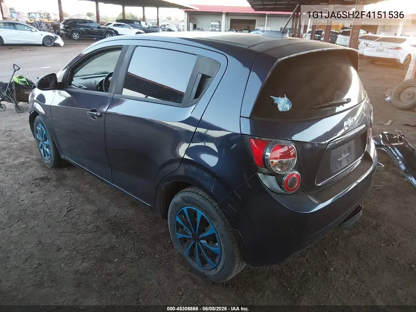 2015 Chevrolet Sonic Ls Auto VIN: 1G1JA6SH2F4151536 Lot: 45306866