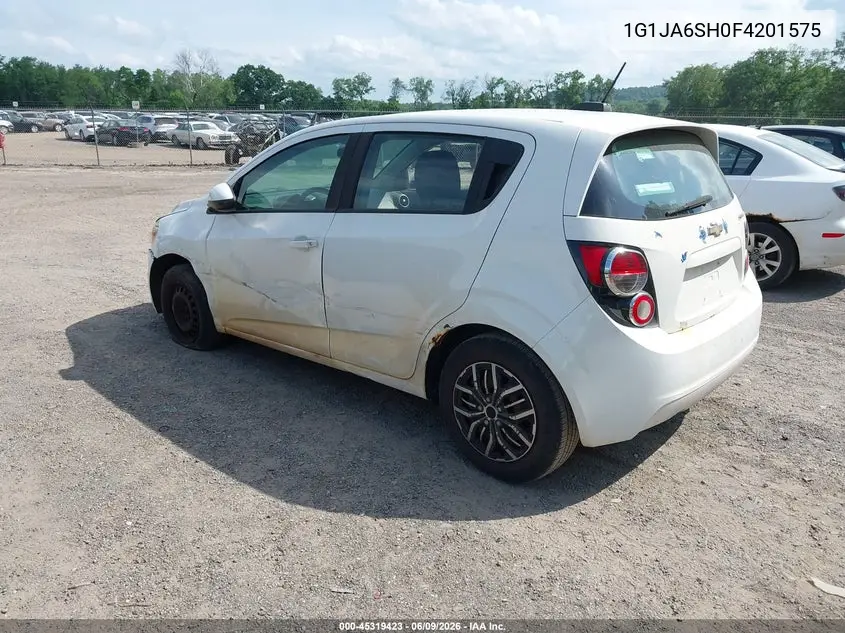 2015 Chevrolet Sonic Ls Auto VIN: 1G1JA6SH0F4201575 Lot: 45319423