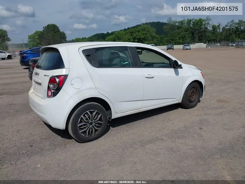 2015 Chevrolet Sonic Ls Auto VIN: 1G1JA6SH0F4201575 Lot: 45319423