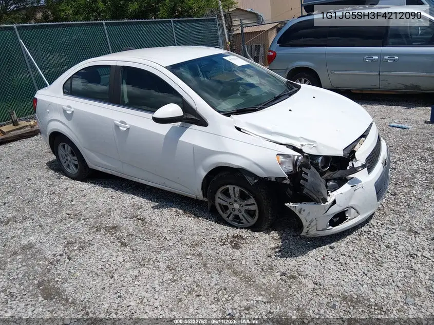 2015 Chevrolet Sonic Lt Auto VIN: 1G1JC5SH3F4212090 Lot: 45332763