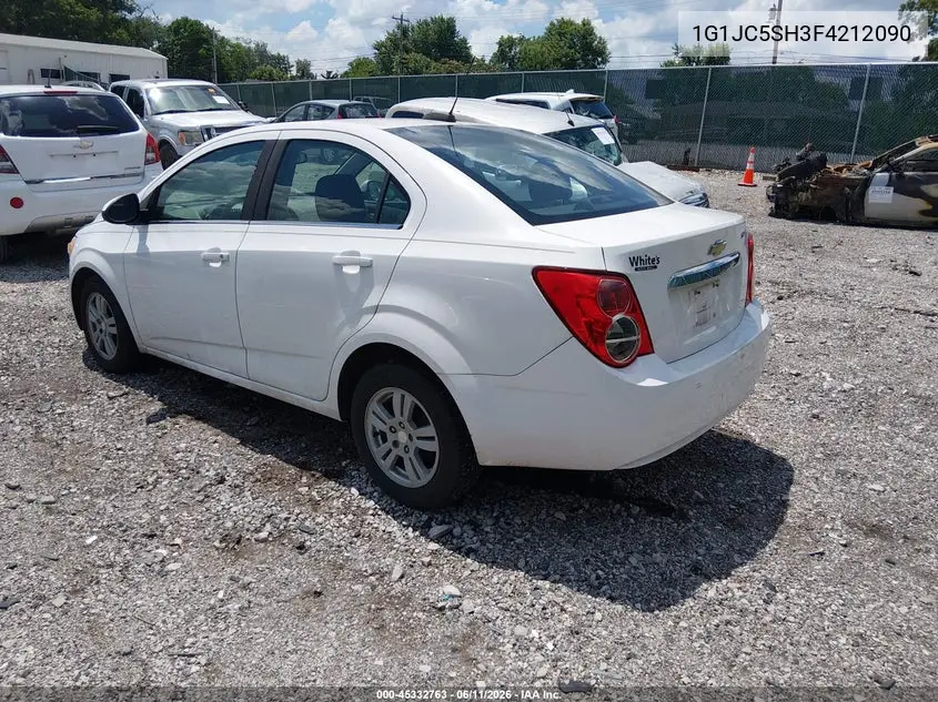 2015 Chevrolet Sonic Lt Auto VIN: 1G1JC5SH3F4212090 Lot: 45332763